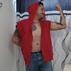 Timberland Vintage Y2K Full Zip Sleeveless Hoodie Sweater